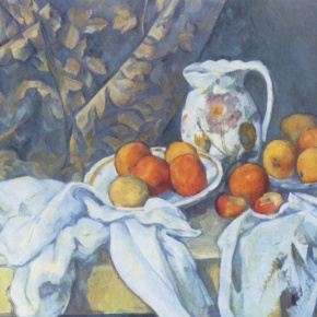 Tihožitje z zaveso, 1898/99, olje na platnu, 53 x 72 cm