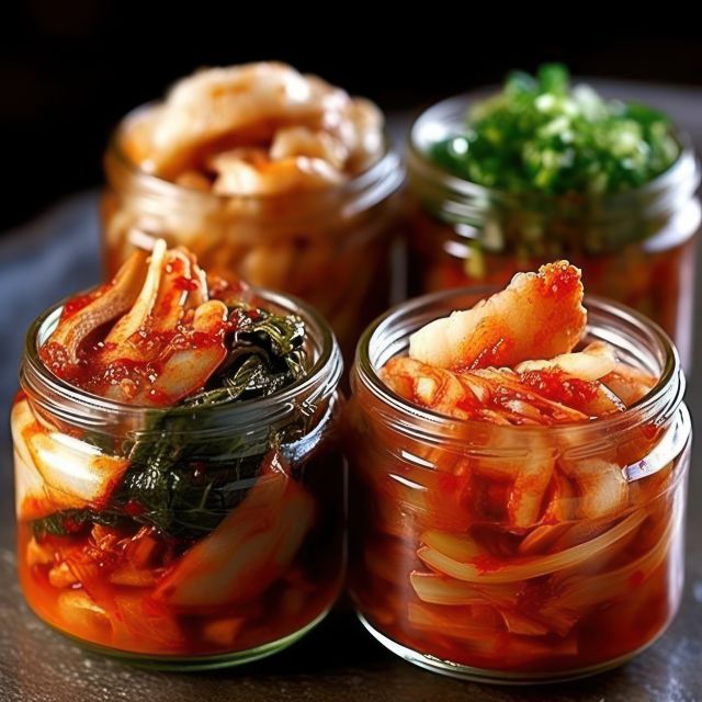 Kimchi je korejska fermentirana zelenjava.